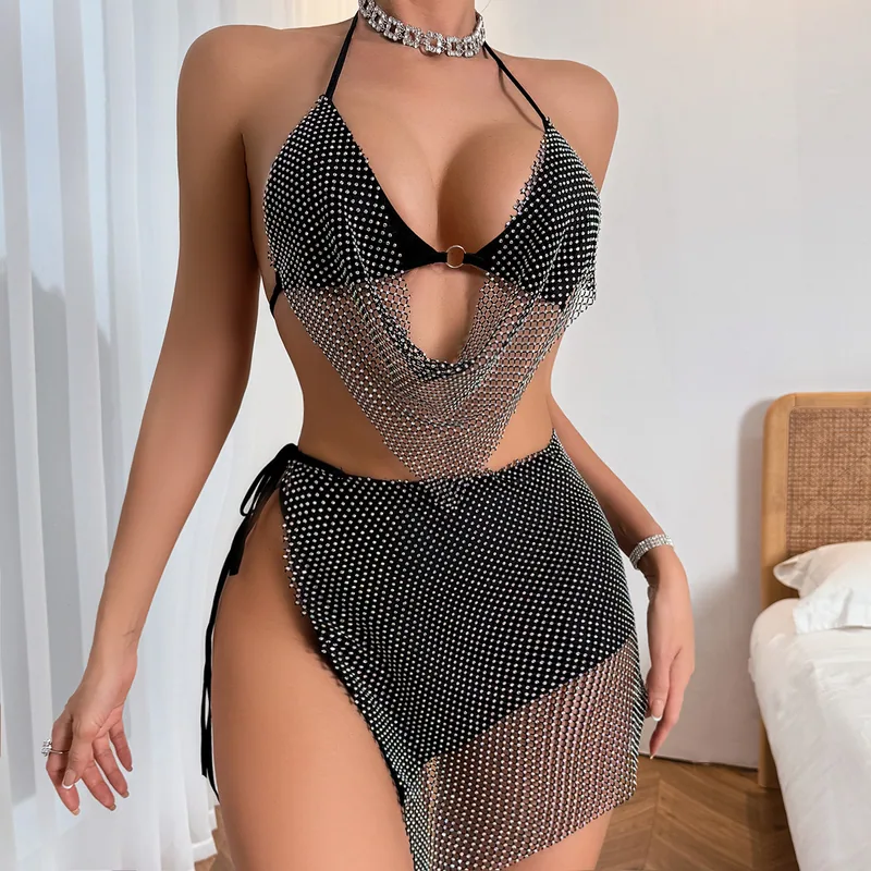 3 Piece Set Strap Halter Neck Underwear wholesale