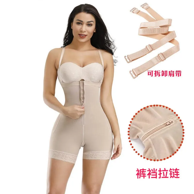 Body Shaper Vest for Ladies to Wear Under Dress with Zipper High Waist Help Los wholesale