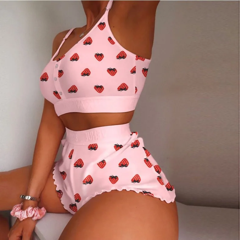 Camisole Pajama Vest and Shorts Pj Sets wholesale