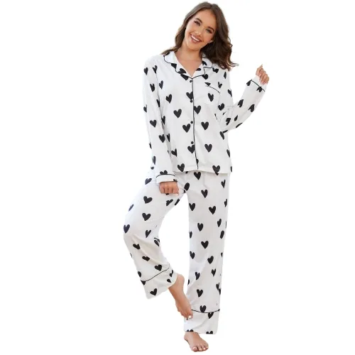 Pajamas Heart Print wholesale