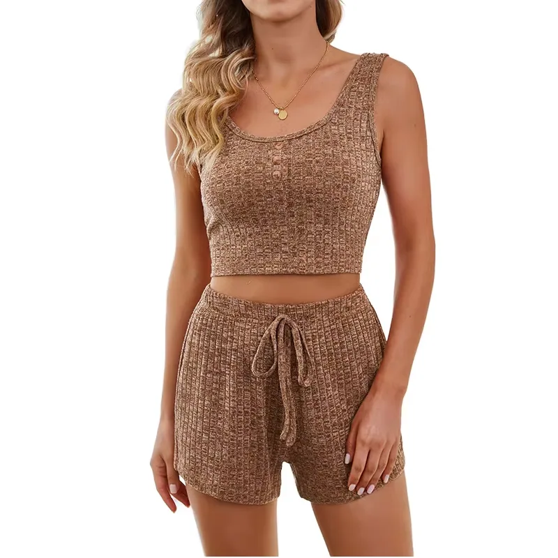 Pj Sets Two Piece Camisole Shorts Pajamas wholesale