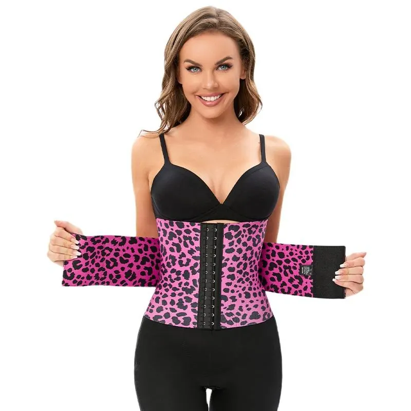 Rose Red Leopard Waist Trainer wholesale