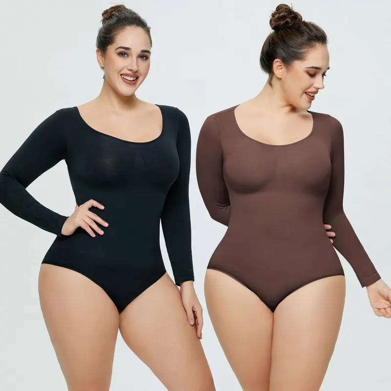 Tight Long Sleeve Body Slimming Clothing Body Shaping Clothing Shapewear High Wa wholesale